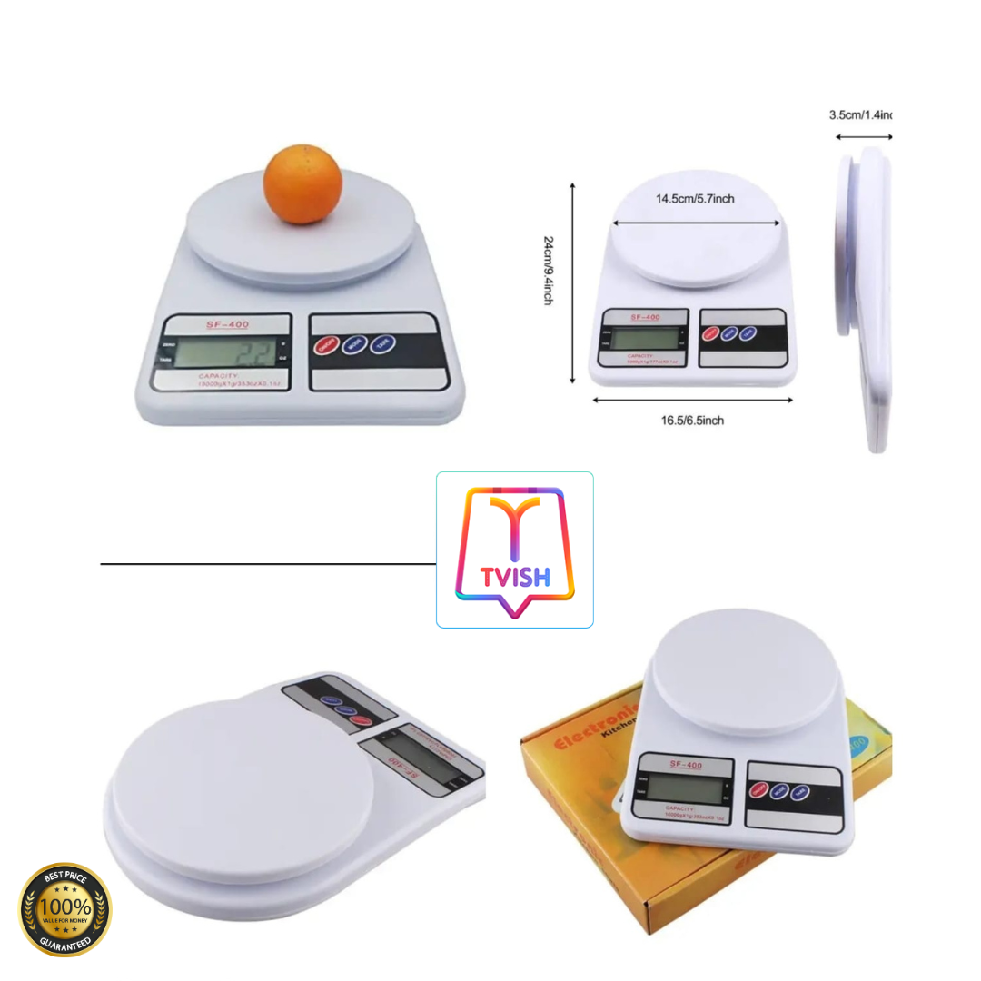 Multipurpose Portable Electronic Digital Weighing Scale Weight Machine, Kitchen/Parcel/Homemade Spices.