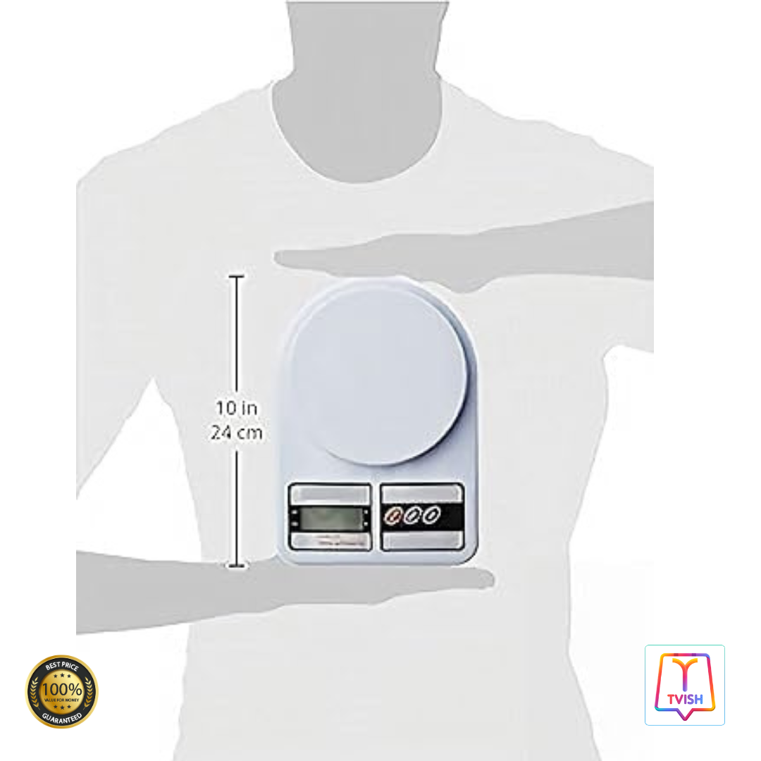 Multipurpose Portable Electronic Digital Weighing Scale Weight Machine, Kitchen/Parcel/Homemade Spices.