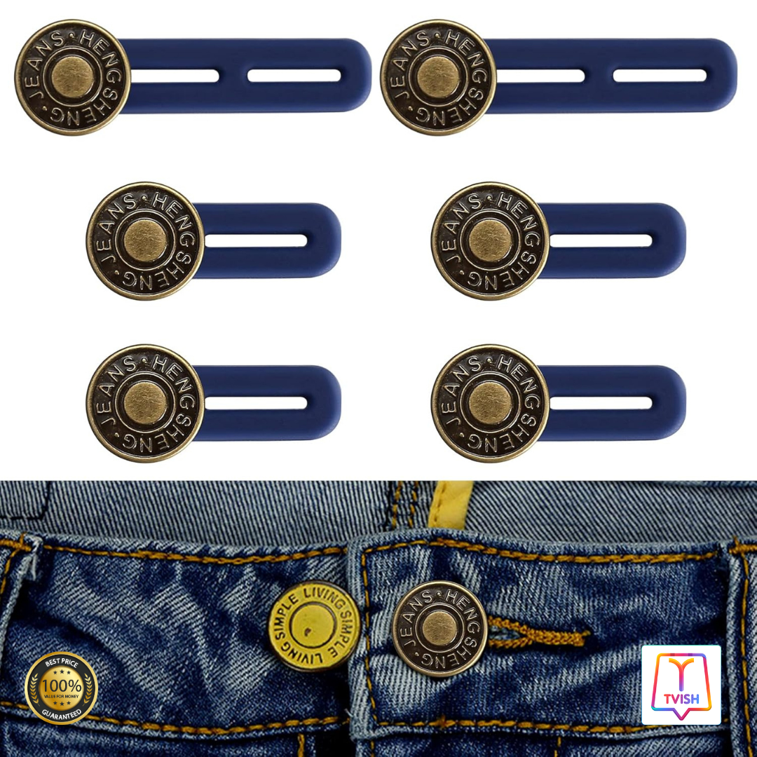 Waist Extension Buckle - Pants Extender Button for Men & Women, Set of 5 pcs.