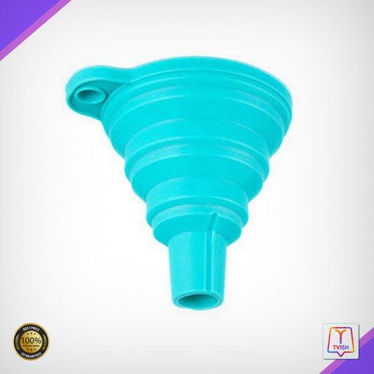 Foldable Funnel - Silicone Collapsible Funnel Set, Funnel for Water Bottle.