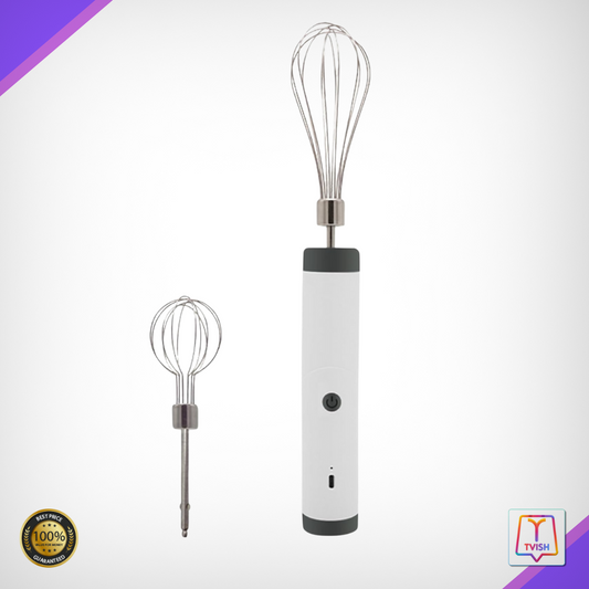 Whisker - Rechargeable Electric Egg Beater, 3 Adjustable Speeds, Milk Frothier.