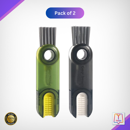 Bottle Cleaning Brush - 3 in 1 Bottle Cleaning Brush , Multipurpose Cleaning Brush.(2 Pcs)